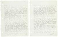 Two Page GILBERT SHELTON Letter, 1963 * Peyote Use