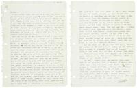 Two Page GILBERT SHELTON Letter, 1963 * Peyote Use