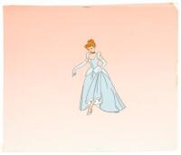 Walt Disney CINDERELLA Production Cel * Ball Gown and Glass Slipper