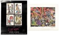 Signed S. CLAY WILSON Silkscreen Print [and] Signed Exhibition Poster