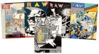 RAW Vol. 1, Nos. 1 through 8, plus Two Other RAW Books * Lot of Ten RAW Publications, All Inserts Present, Including MAUS Chapters 1-7