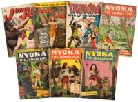 JUNGLE COMICS: Lot of Seven Comic Books, Including THUN'DA, JUNGLE JO, NYOKA and DOROTHY LAMOUR, JUNGLE PRINCESS