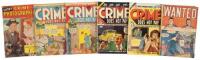 CRIME COMICS: Lot of Six Crime Comic Books, Various Publishers