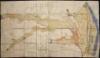 Large manuscript map of Yada village in the Fushiki region of Ecchu Province in Japan