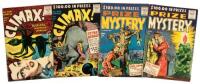 CLIMAX Nos. 1 and 2 [and] PRIZE MYSTERY Nos. 1 and 2 * Lot of Four Post-Code STANLEY MORSE Comic Books