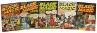 BLACK MAGIC Nos. 2, 6, 9, 12 and 13 * Lot of Five Comic Books