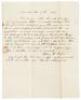 Letter from a whaling ship seaman, a free Black leader of the African American community of New Bedford