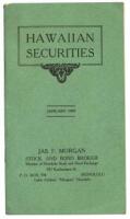 Hawaiian Securities. January 1909