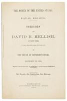 The Money of the United States / Equal Rights / Speeches of David B. Mellish of New York…in the House of Representatives, January 10, 1874