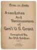 Anecdotes and Reminiscences of Gen'l U.S. Grant Compiled by An Old Soldier. (cover)