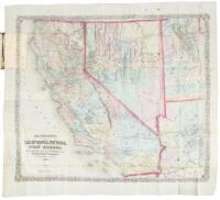 Bancroft's Map of California, Nevada, Utah and Arizona, Published by A. L. Bancroft & Compy. Booksellers & Stationers San Francisco Cal. 1878