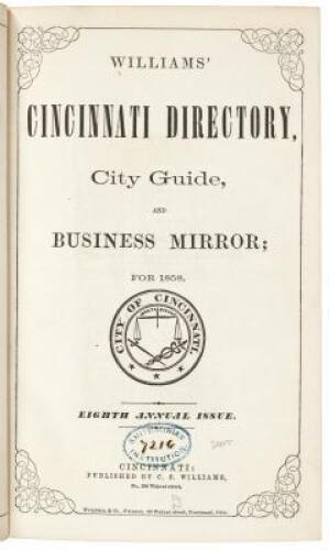 Williams' Cincinnati Directory, City Guide, and Business Mirror