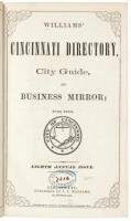Williams' Cincinnati Directory, City Guide, and Business Mirror