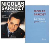 Two signed works from Nicolas Sarkozy