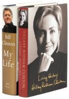 Signed memoirs from Bill and Hillary Clinton