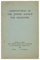 Constitution of the Jewish Agency for Palestine