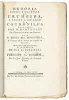 Memoria sobre a cultura da urumbeba, e sobre a criação da cochonilha extrahida por M. Bertholet das observações feitas em Guaxaca