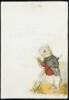 Six Hand-Painted Alice in Wonderland Porcelain Plaques used as menu cards at Tenniel family dinners - 5