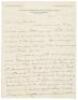 Letter from clergyman who headed an early Civil Rights organization - 2