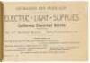 Catalogue of Electric Light Supplies - 2