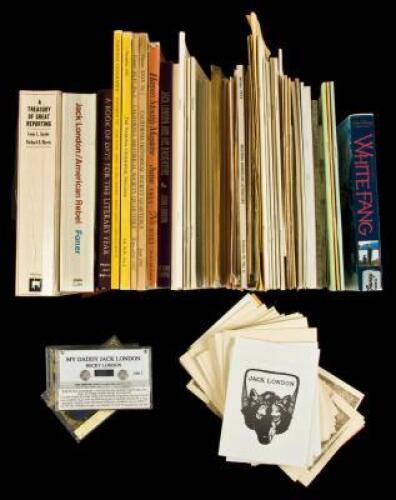 Box of Jack London ephemera