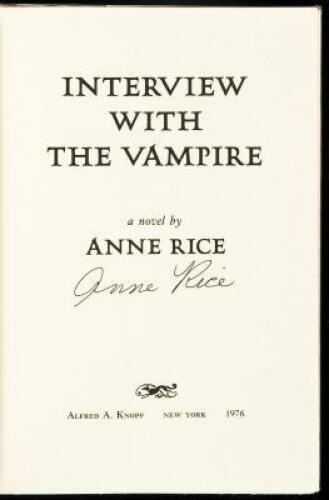 The Interview with the Vampire