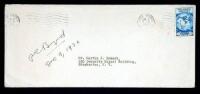 Signature on envelope by explorer Richard E. Byrd