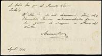 Document Signed Maximillian, in Spanish