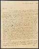 Important Draft Autograph Letter regarding the National Bank