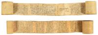 Two Ethiopian manuscript scrolls