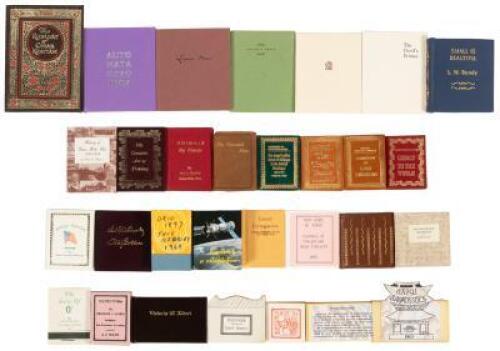 Forty-eight miniature books from various publishers