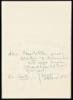 Two items from Steinbeck's visit to Russia in 1963, including a handwritten note - 3