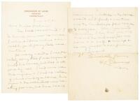 The Writings of Mark Twain [with] Autograph letter, signed by Samuel Clemens