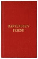Bartender's Friend (cover title)