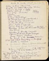 SOLD BY PRIVATE TREATYBooks to Write About - Or Subjects: original spiral-bound notebook with Henry Miller holograph notes