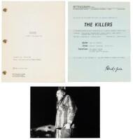 The Killers: A Story of the Buried Life - original screenplay plus ephemera