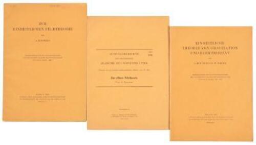Three Einstein papers on Unified Field Theory