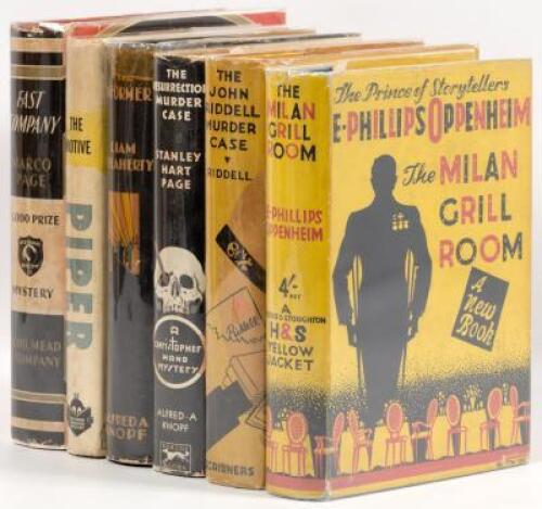 Shelf of mysteries from the Golden Age of detective fiction
