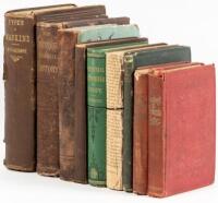 Nine antiquarian history books