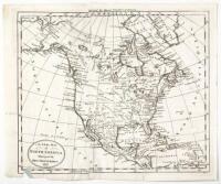 A New Map of North America Showing all of the New Discoveries 1797