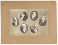 Photograph montage of portraits of six Mormon elders