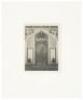Persian Court of John Drum, San Francisco, CA, 1929 [Entrance with Vases]
