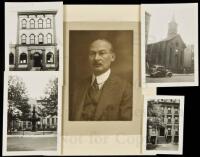 SOLD BY PRIVATE TREATYGroup of 5 original photographs of sites from Miller's childhood in Brooklyn