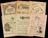 SOLD BY PRIVATE TREATYVintage theatre and vaudeville programs from Brooklyn theatres that Henry Miller attended in his youth