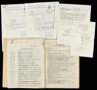 SOLD BY PRIVATE TREATYTwo folders containing documents relating to Miller's donations to UCLA between 1948 and 1971