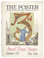 The Poster: The National Journal of Outdoor Advertising and Poster Art. 3rd Annual Design Number September 1927.