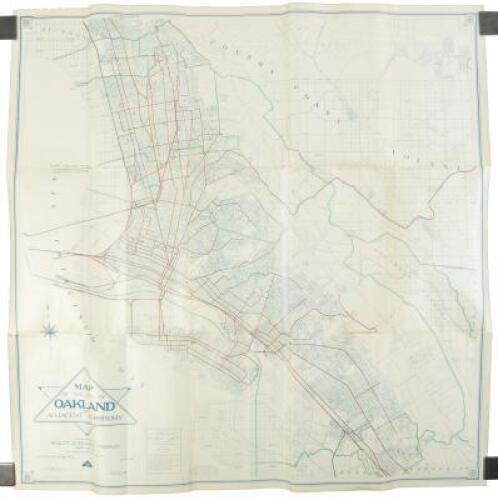 Map of the City of Oakland and Adjacent Territory