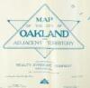 Map of the City of Oakland and Adjacent Territory - 2