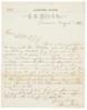 Letter from Banking House of D.O. Mills to Leland Stanford - 3