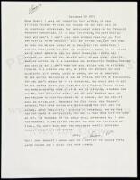 SOLD BY PRIVATE TREATYOne-page typed letter signed, to Henry Miller, regarding male chauvanist pigs, specifically Gore Vidal